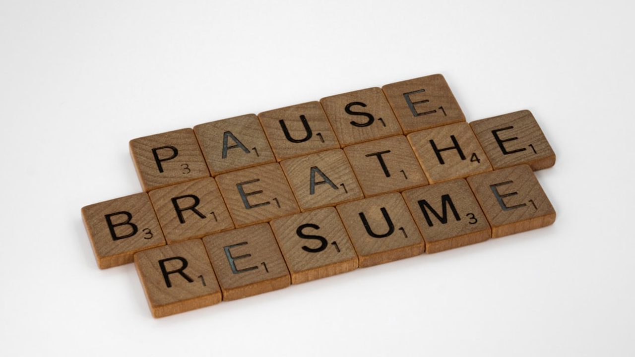 scrabble, scrabble tiles, spelling out, letters, wood, scrabble tiles, white background, words, quote, letters, writing, typography, design, layout, focus, bokeh, blur, photography, images, visual, pause, breathe, continue, pause breathe daydream, rest, stop, think, mindfulness, don't rush, focus, reset, redux, restart, perspective, set your pace, pace, balance, relax, 