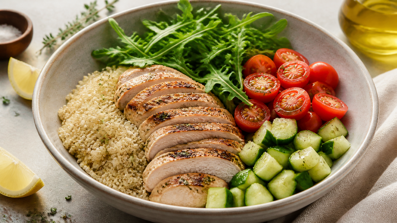 Rekomp Hähnchen & Quinoa Bowl