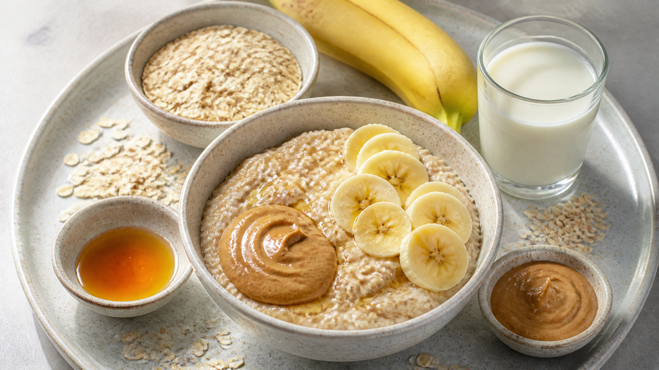 Protein-Bananen-Hafer-Snack