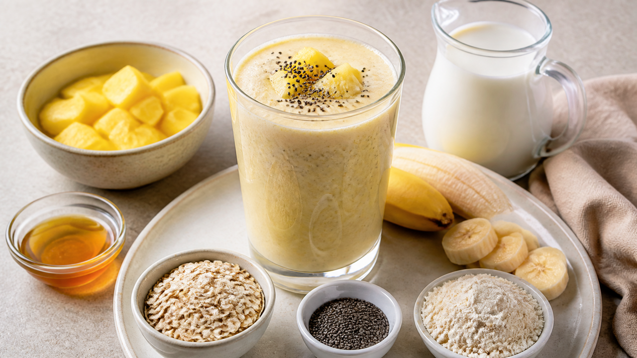 Tropischer Energie-Shake