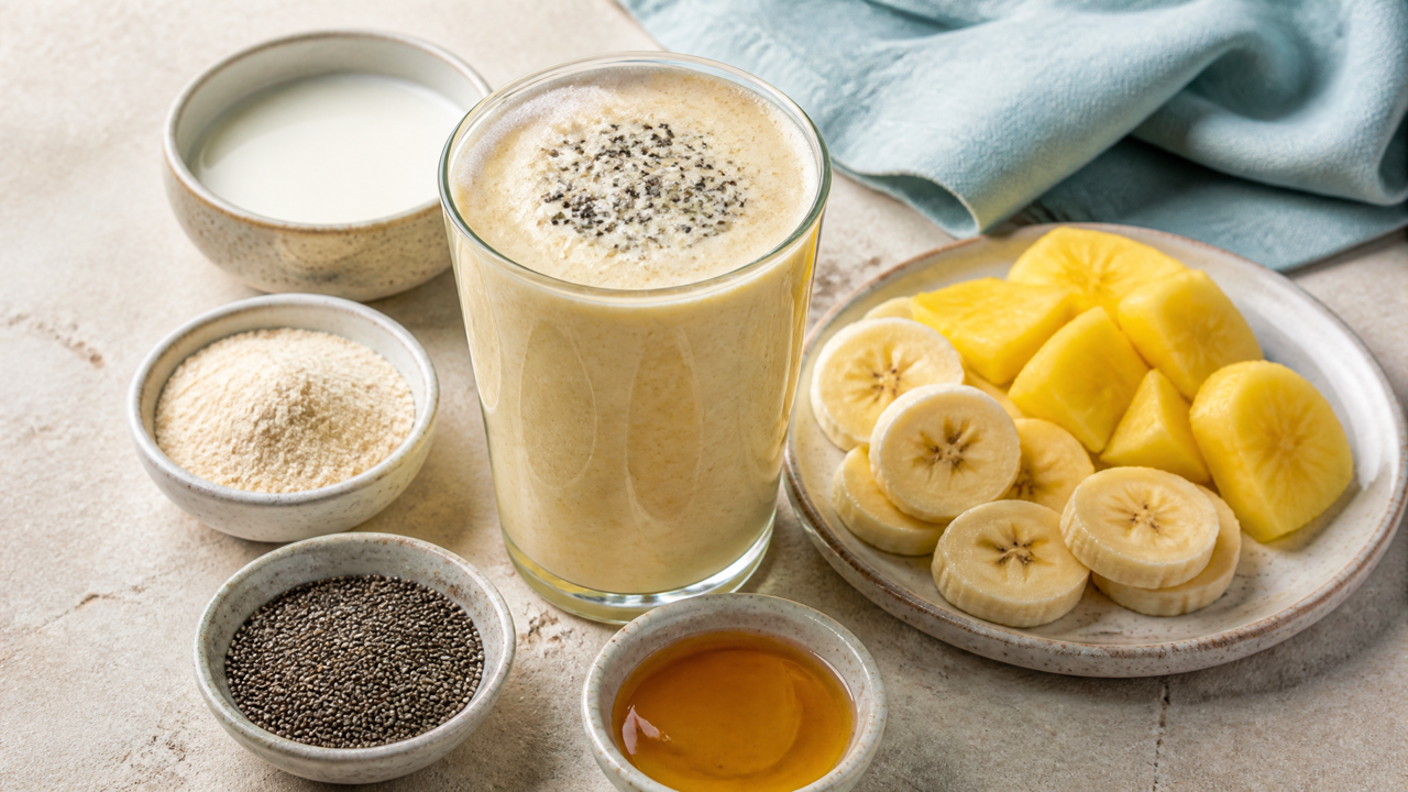 Tropischer Protein Sturm Shake