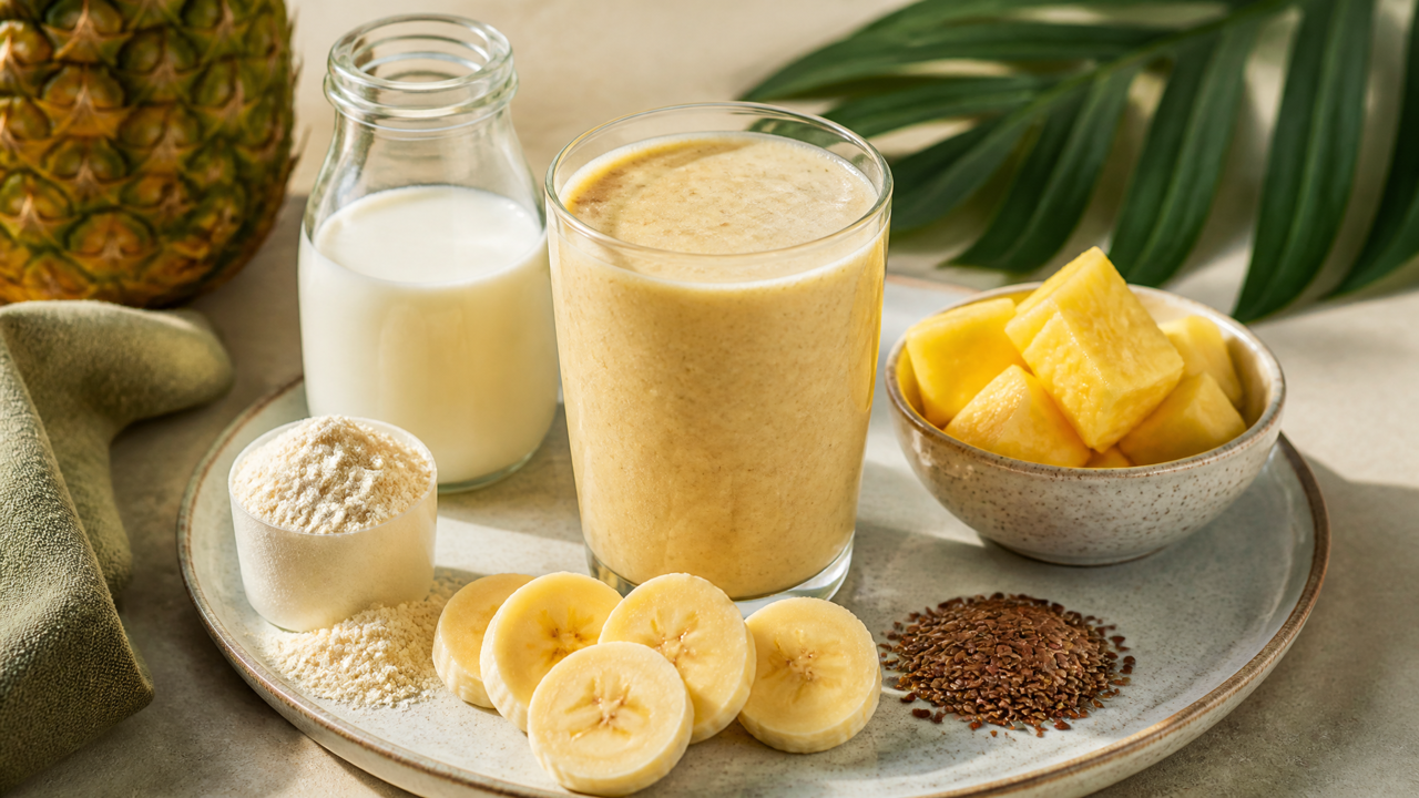 Tropischer Energie-Power-Shake